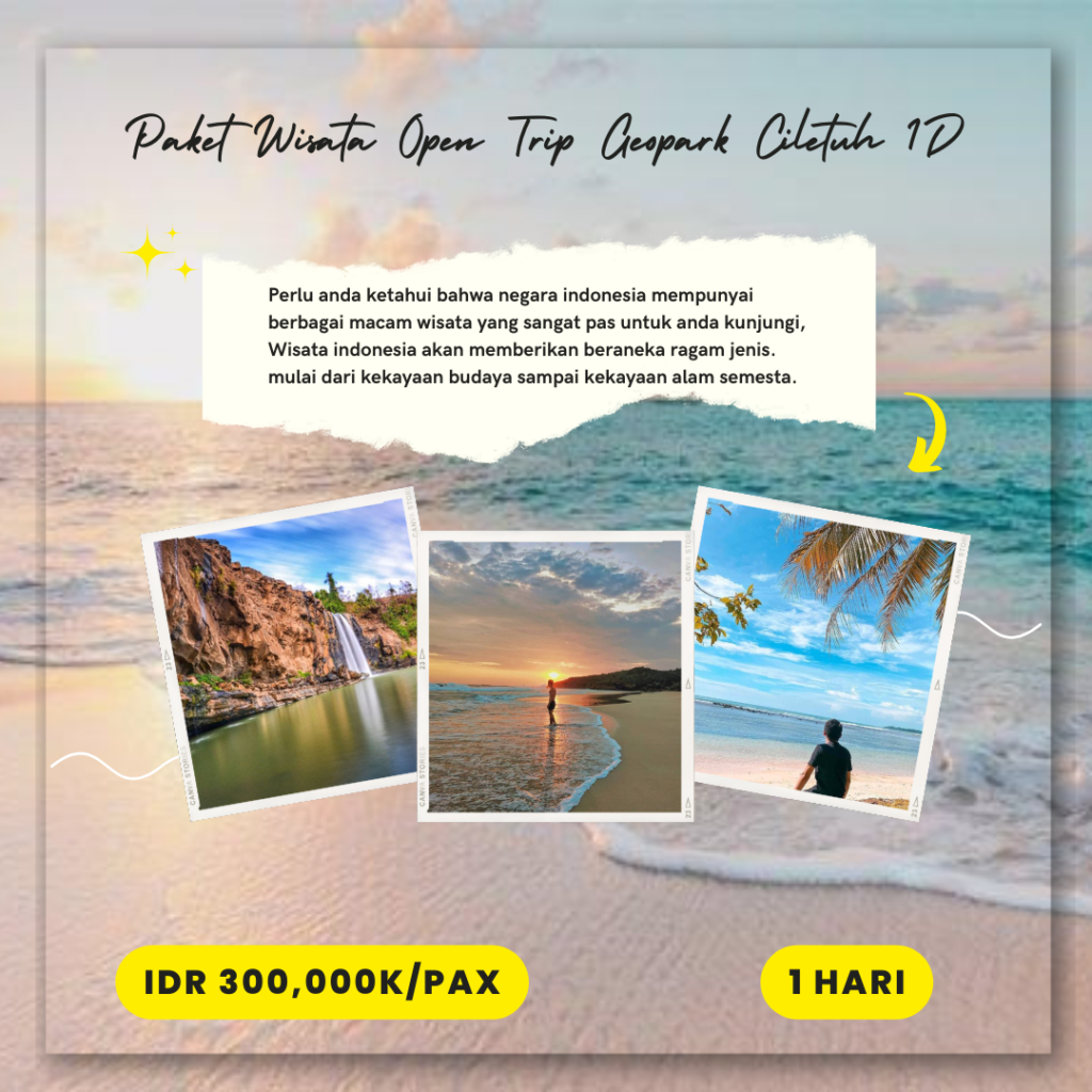 Paket Wisata Open Trip Geopark Ciletuh 1D