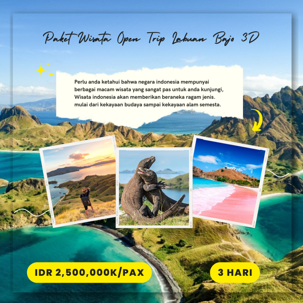 Paket Wisata Open Trip Labuan Bajo 3D