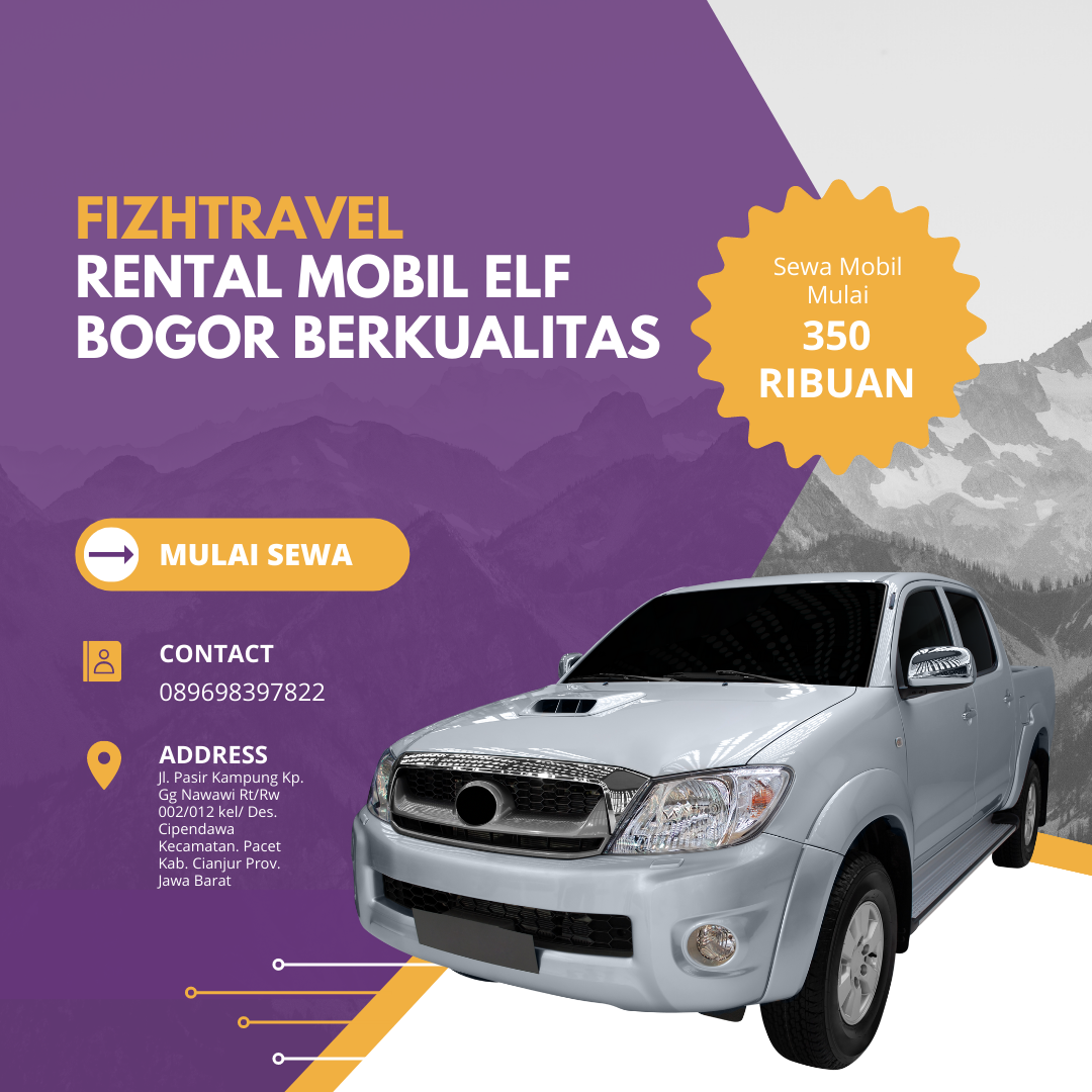 Fizhtravel Rental Mobil Elf Bogor Berkualitas