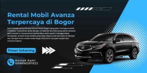 Rental Mobil Avanza Terpercaya di Bogor
