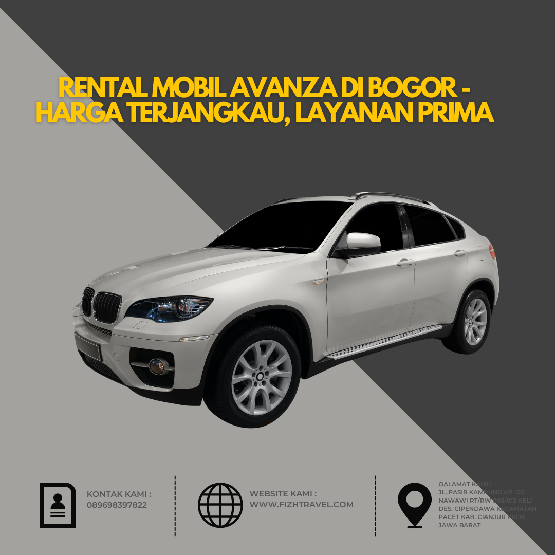Rental Mobil Avanza di Bogor
